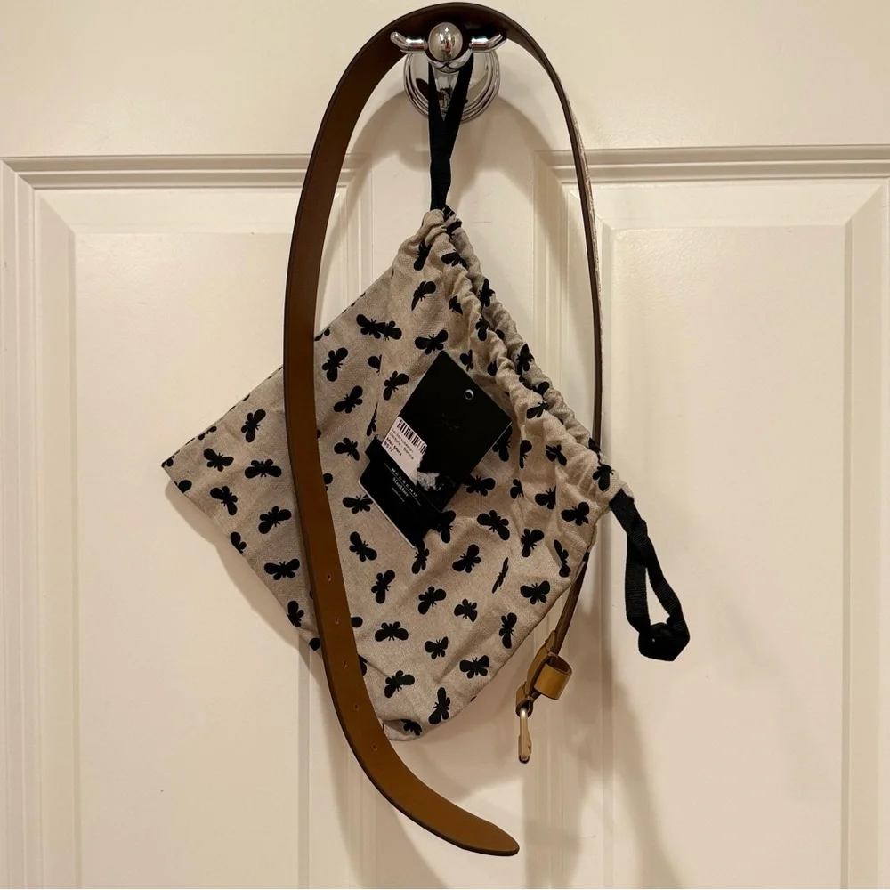 NWT Weekend Max Mara Leather Belt Size: Small; Medium Brown All Seasons